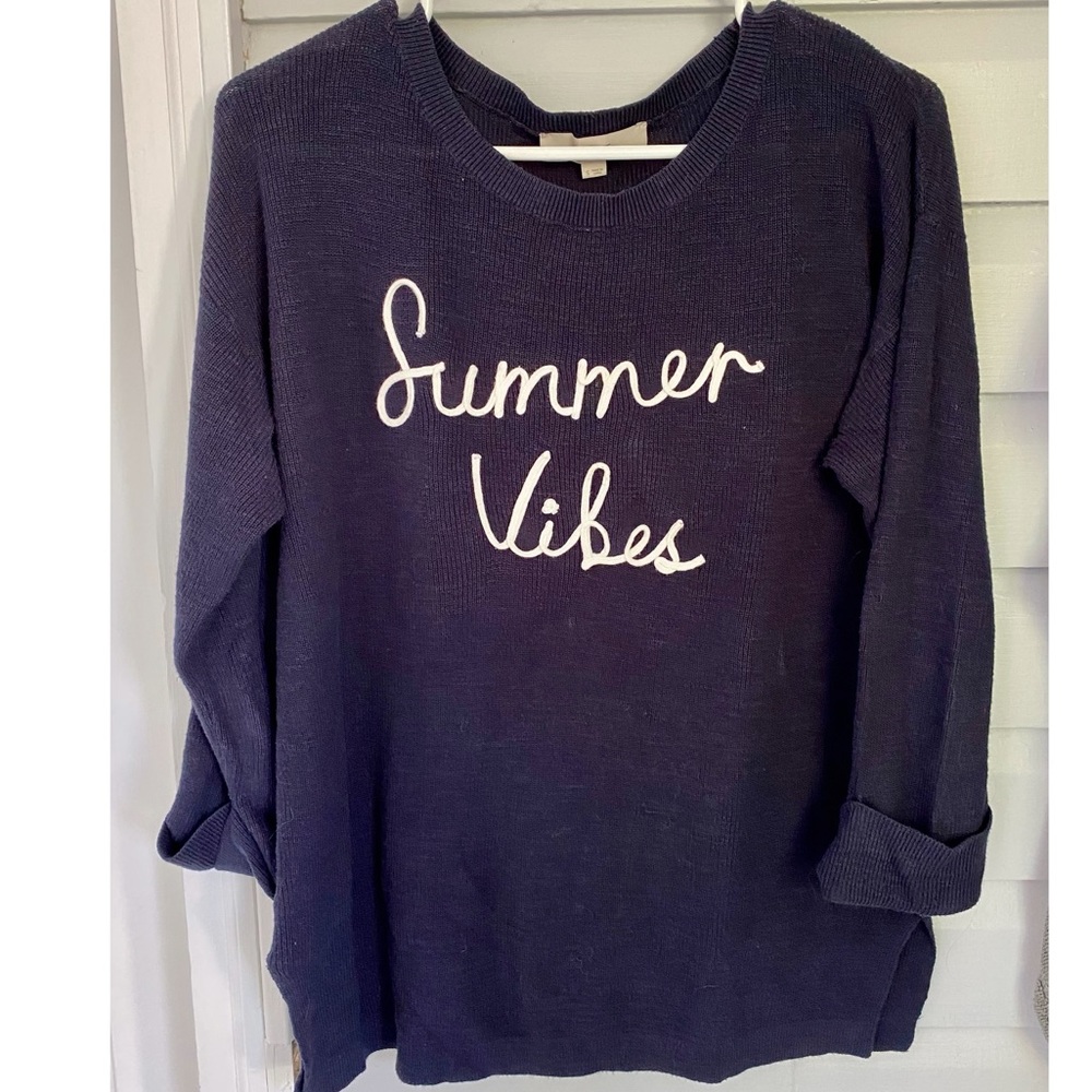 Loft Summer Vibes Sweater
